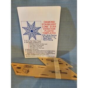 Diamond Starbust DSB2 Plastic Templates Betty Boyink